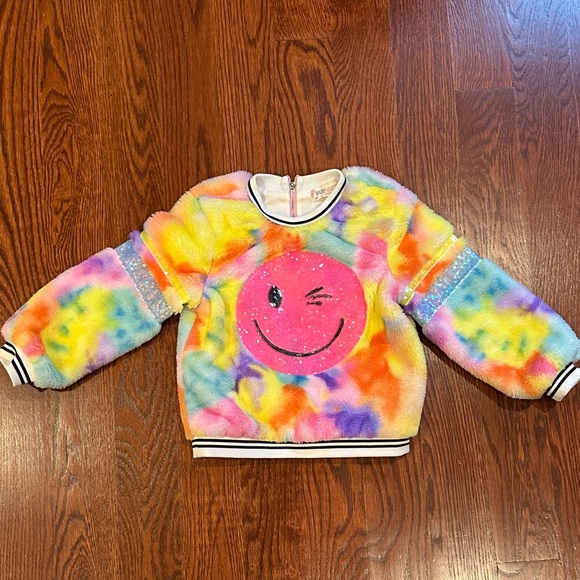 Girl Baby Sara fur sweater size 4